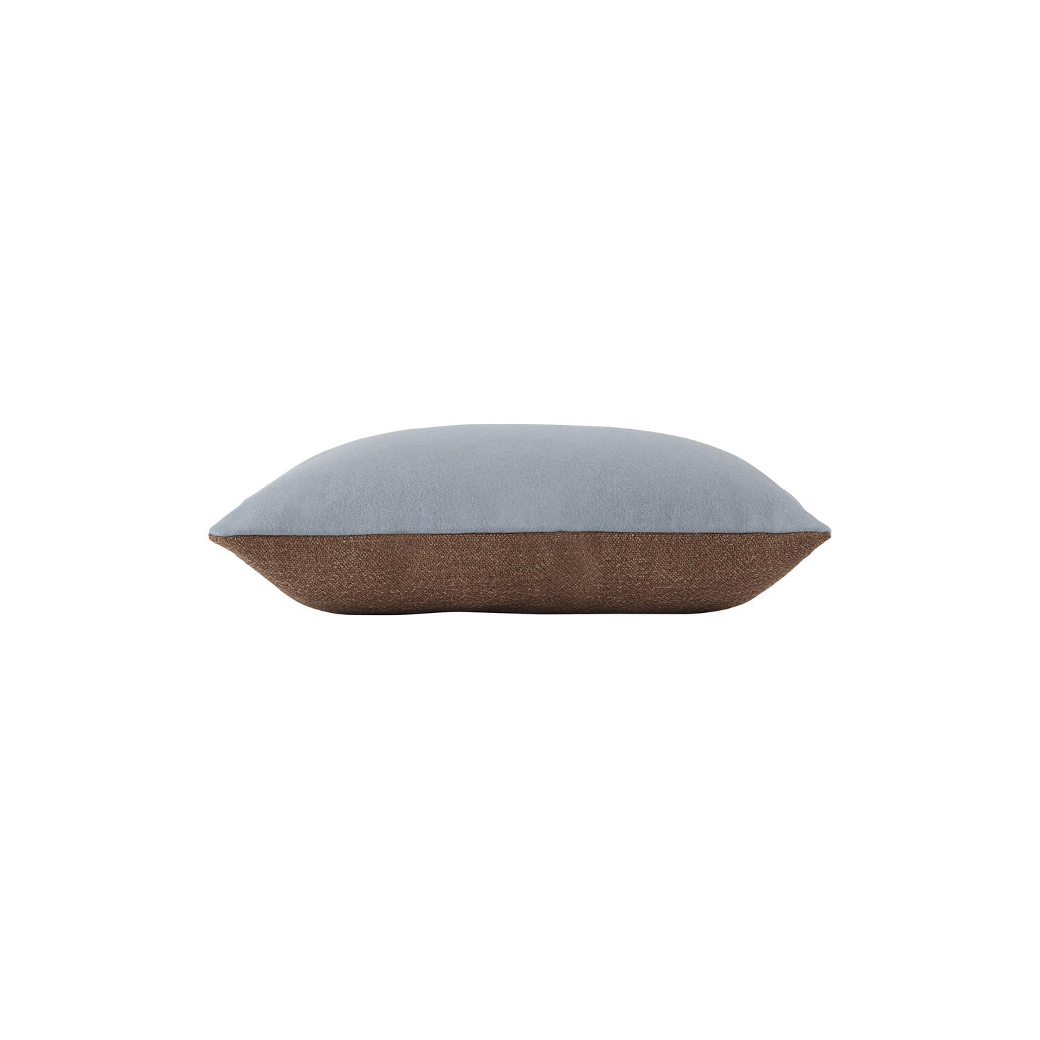 Mingle Cushion, copper brown/light blue