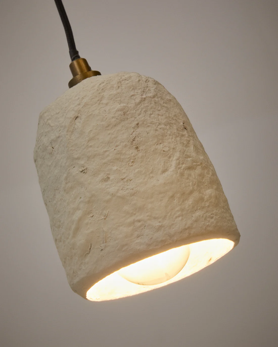 Ullaro white papier-mâché ceiling lamp Ø 11,5 cm