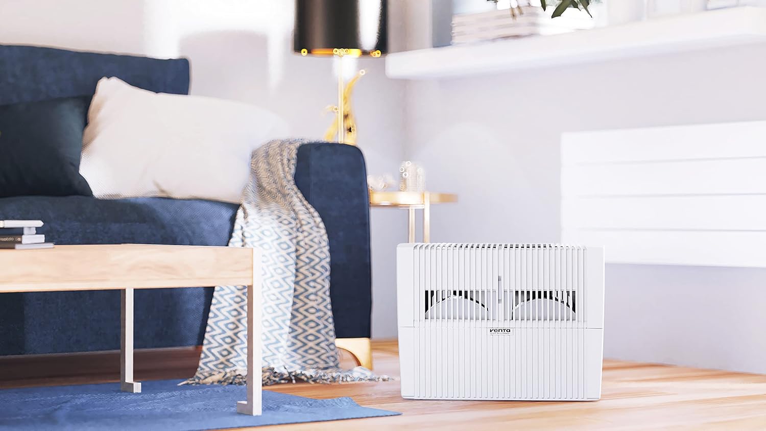 Venta LW45 Original Humidifier in White - Filter-Free Evaporative Humidifier for Spaces up to 600 ft²