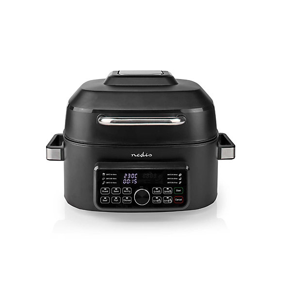 Friteuse 6l 1600w noir Nedis KAAFG600BK