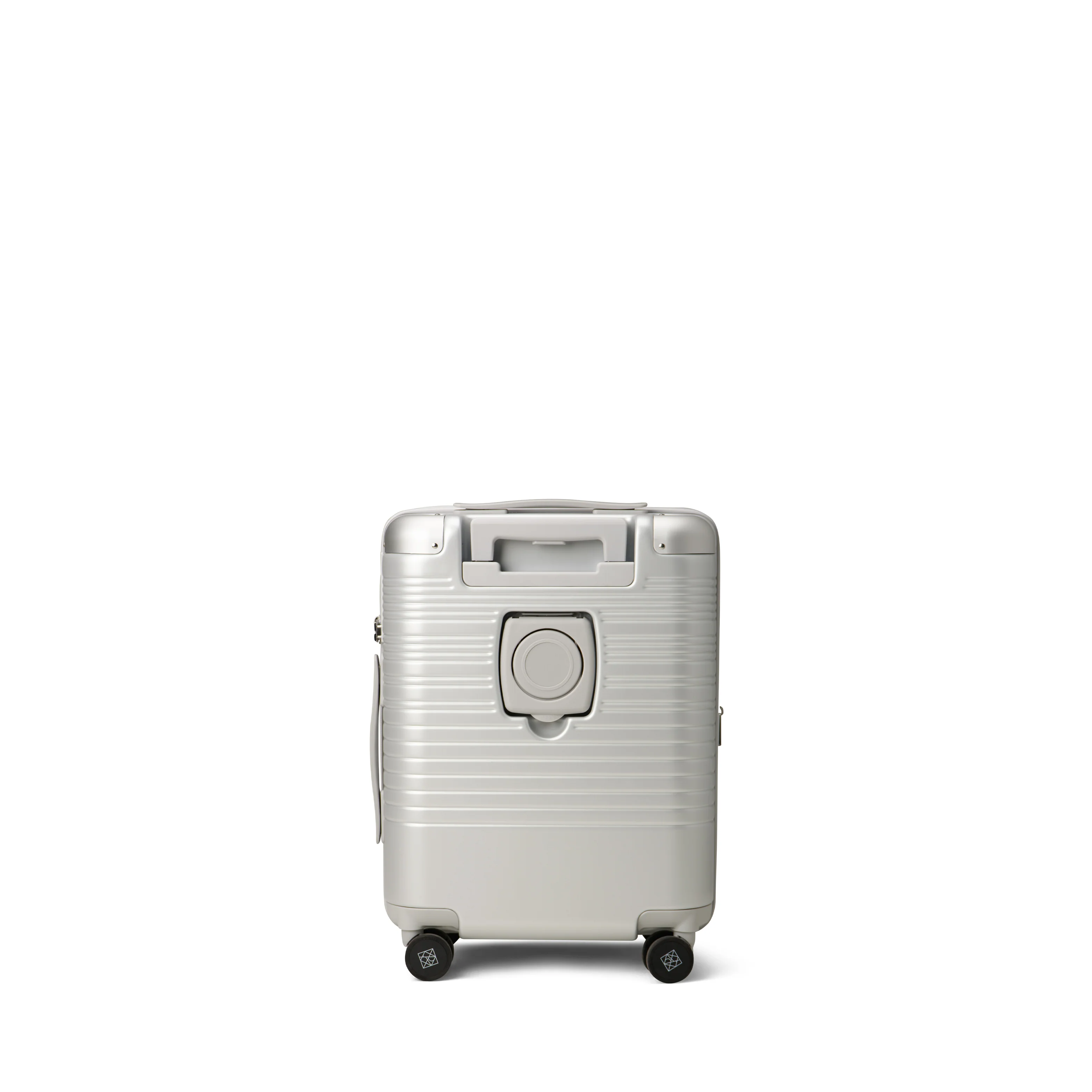 The Berlin – Silver Extendable Carry-On Suitcase