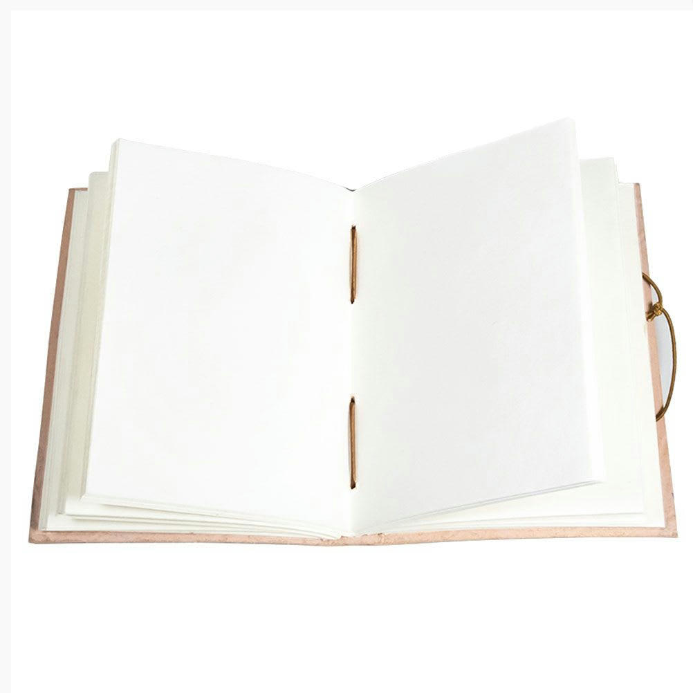 MANDALA - Carnet motif Mandala couverture en cuir papier recyclé