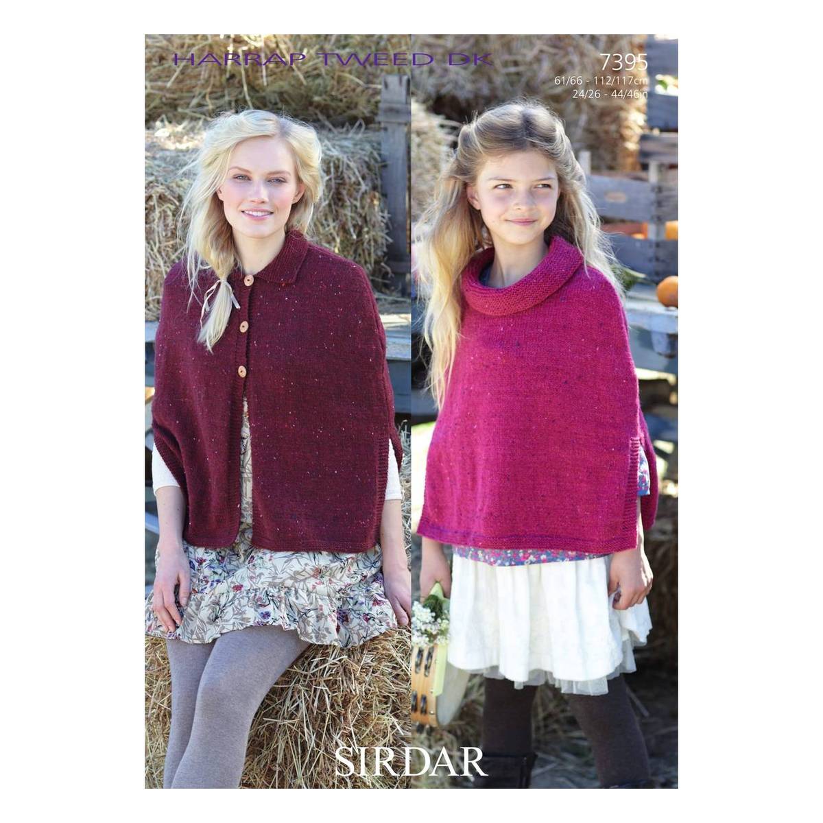 Sirdar Harrap Tweed Capes Digital Pattern 7395