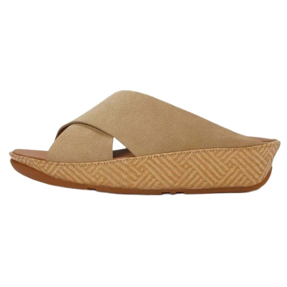 Fitflop Lulu Lux Graphic Weave Suede Cross sandals