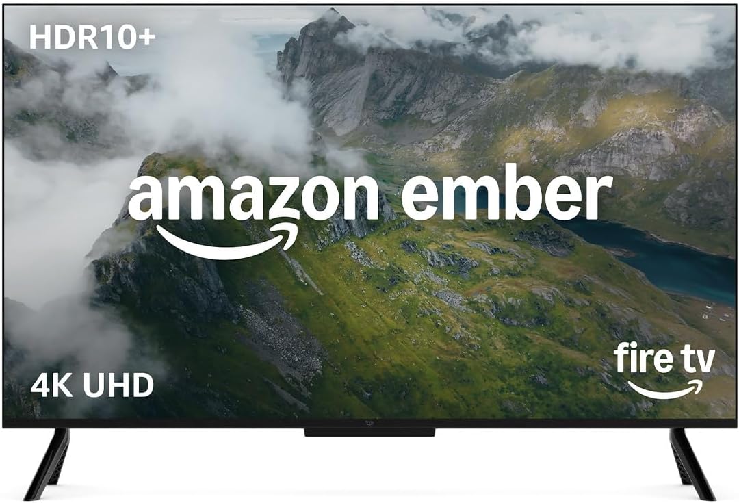 Amazon Ember 43 4-Series with Fire TV (newest model), 4K Ultra HD smart TV with Alexa Remote, HDR10+, fast processor, Dolby Audio, Ambient Experience, free and live TV, find shows faster with Alexa+