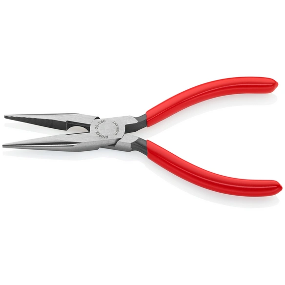 Zange, Flachrundzange mit Schneide 160 mm