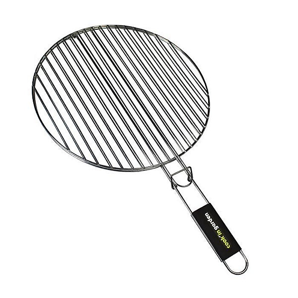 COOK Grille double ronde - 37 cm - Manche Soft