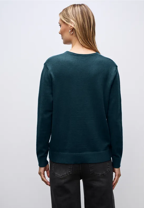 Kuscheliger V-Neck Pullover