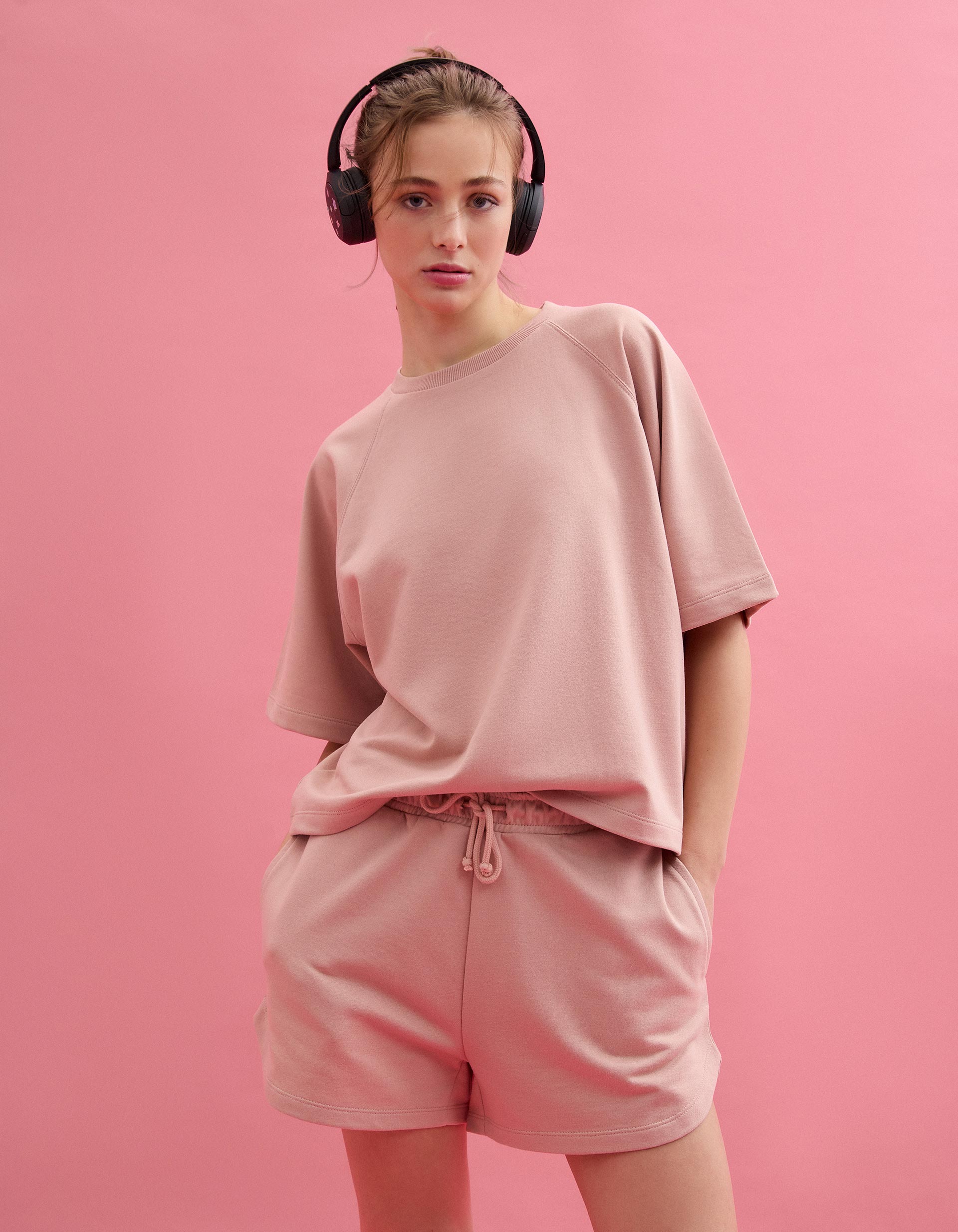 T-shirt, Mulher, Rosa Claro