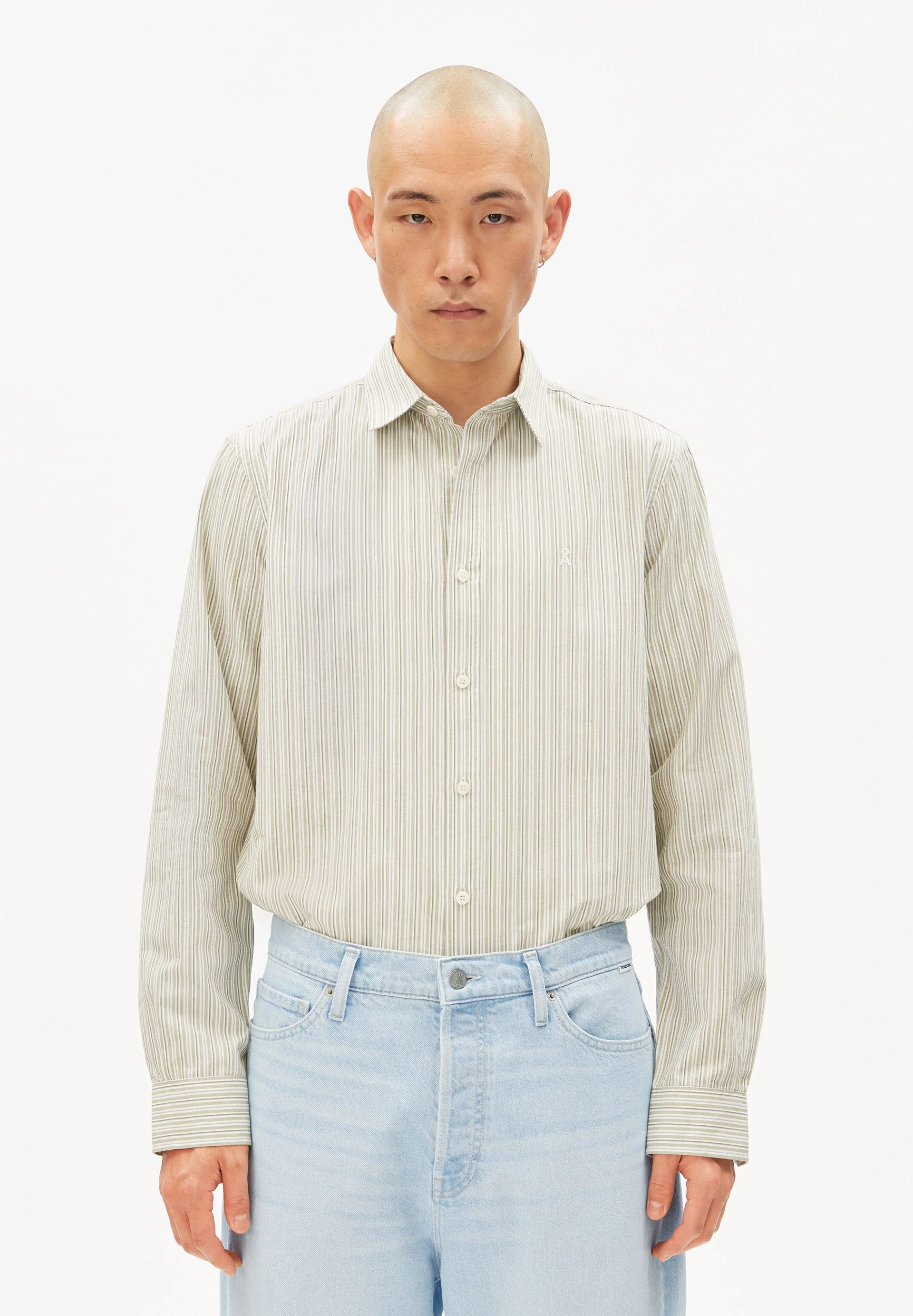 GESTREIFTES LANGARMHEMD