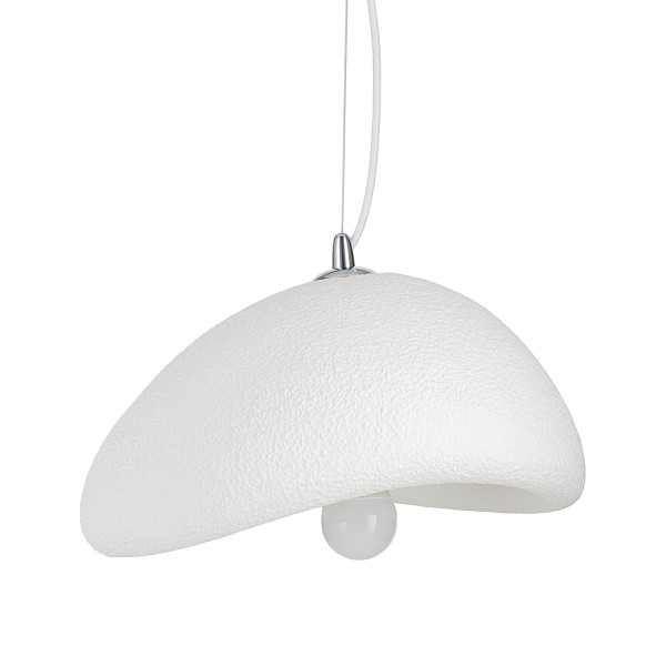 Lampa wisząca Japandi biała 30 cm