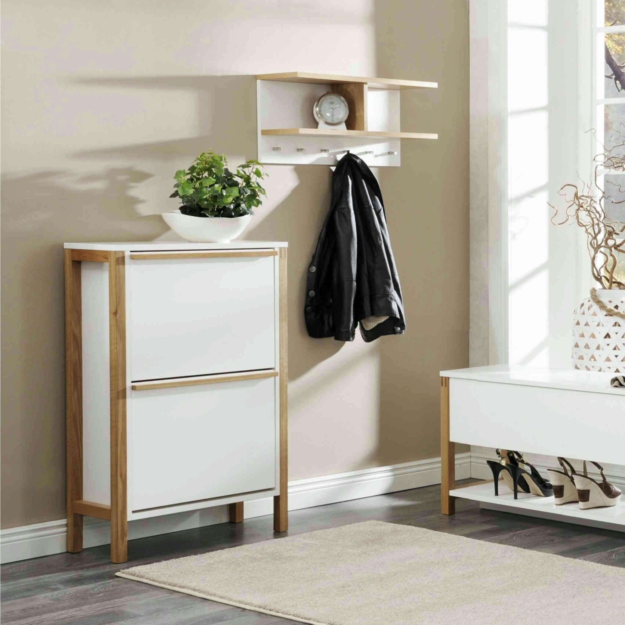 - Meuble à chaussures 2 tiroirs moins de 10 paires