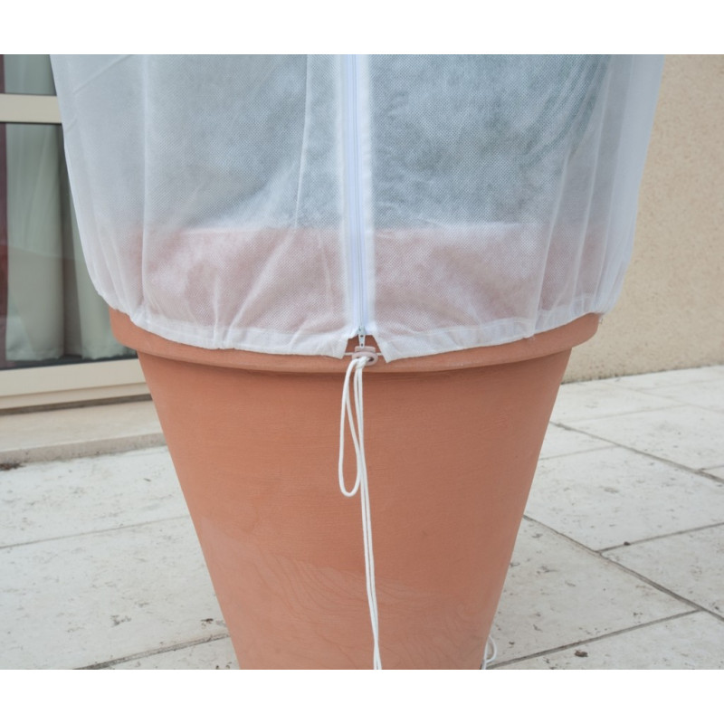 Housse de protection hivernale 0,63 x 1,6 m 2 pièces HIVERZIP