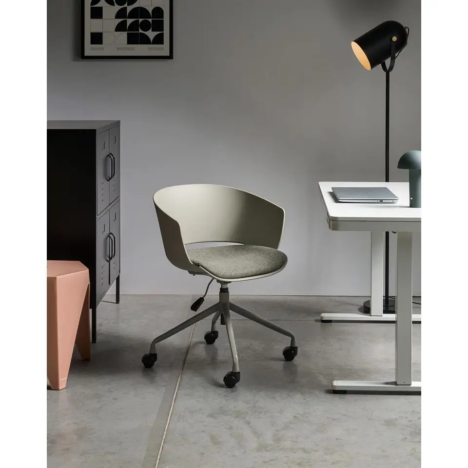 GLEEFUL - Bureaustoel - Groen - Polyester