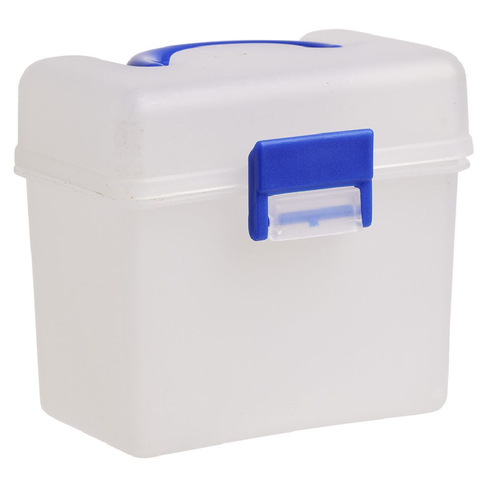 Mini boÎte en plastique avec fermeture clip x2