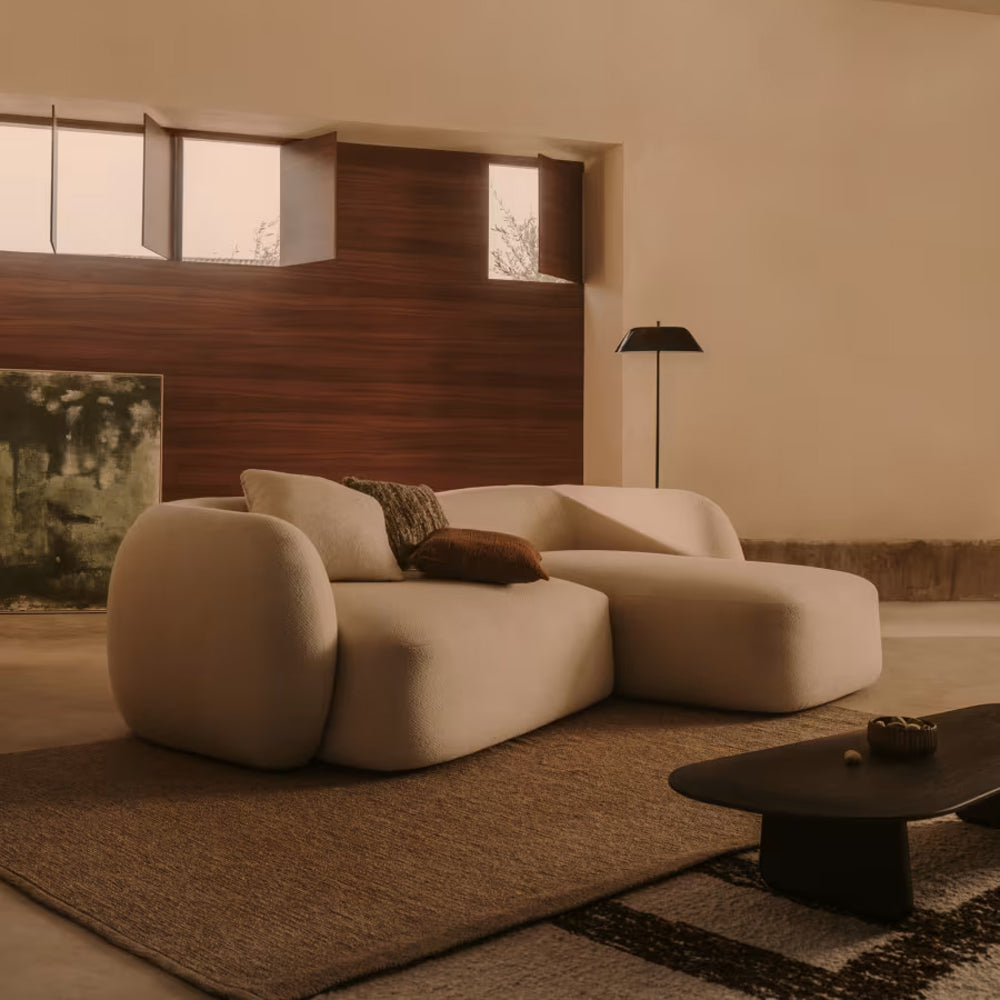 Kave Home Martina Modulaire 3-zitsbank met Chaise Longue - Rechts