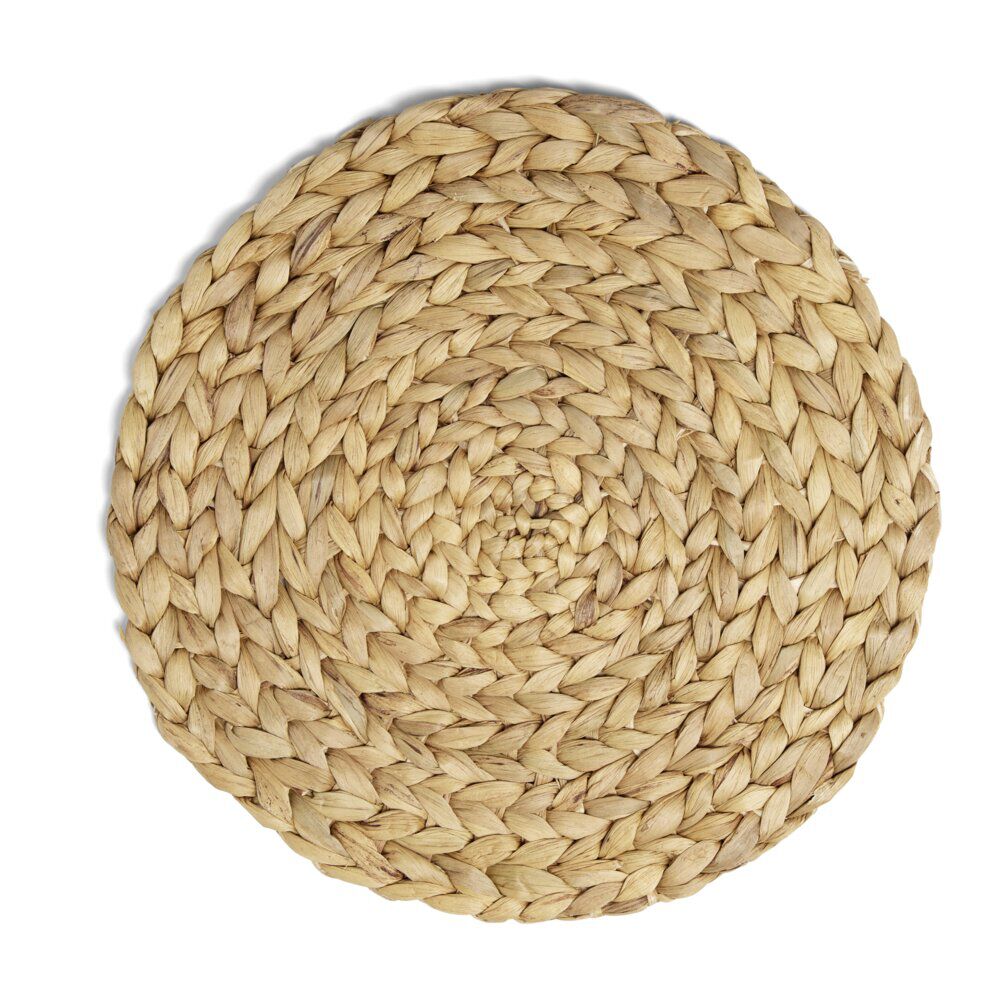 Set de table rond jacinthe d'eau tressée Ø35cm