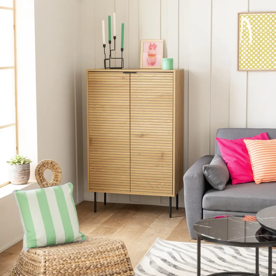 Happy Garden Ladekast STINNA - Bruin - Spaanplaat