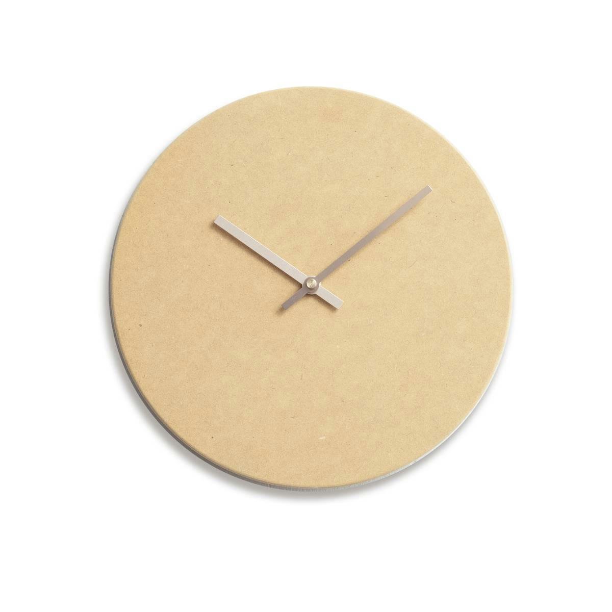 - Horloge murale en bois jaune D38cm