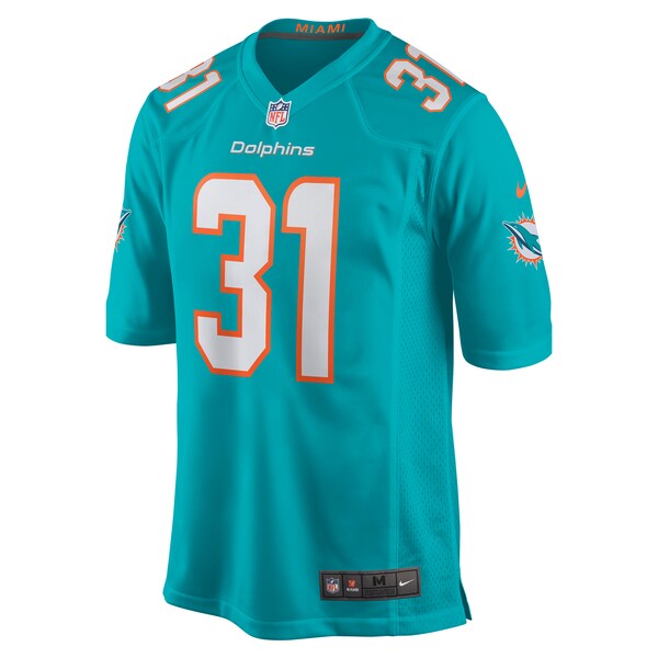 Raheem Mostert Miami Dolphins Nike Game Jersey - Aqua