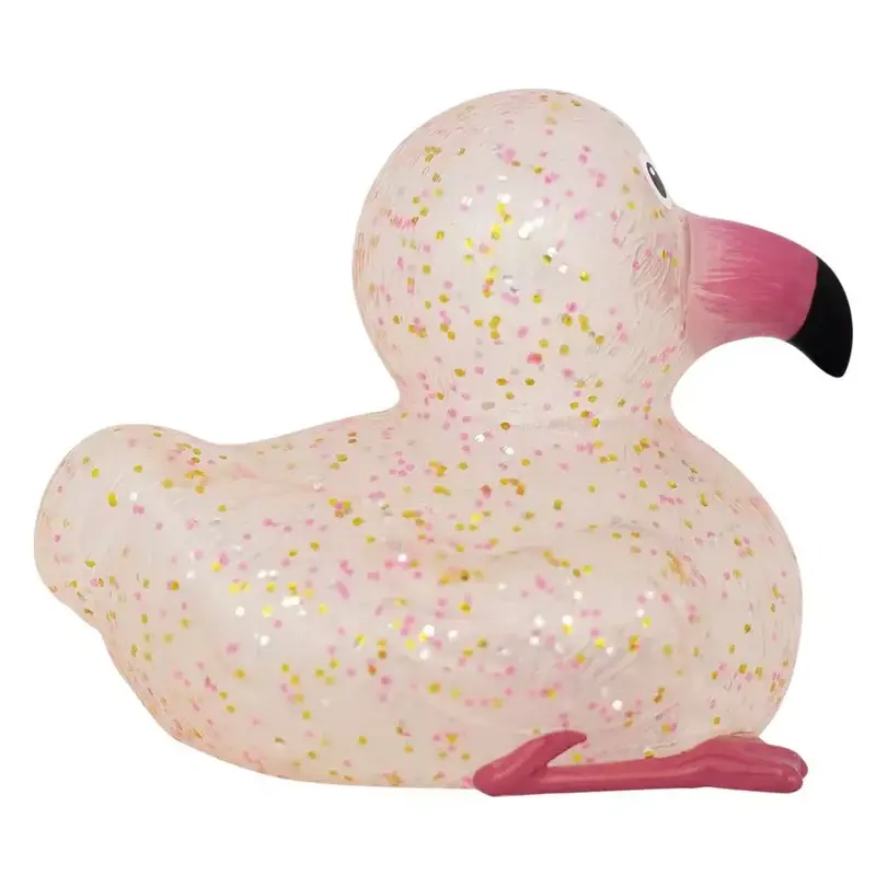 Badespielzeug Glitzer Flamingo