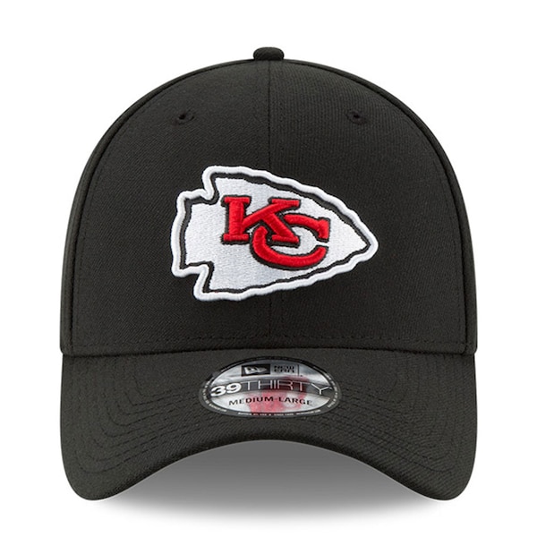 Kansas City Chiefs New Era Super Bowl LVIII Champions Side Patch 39THIRTY Flex Hat - Black