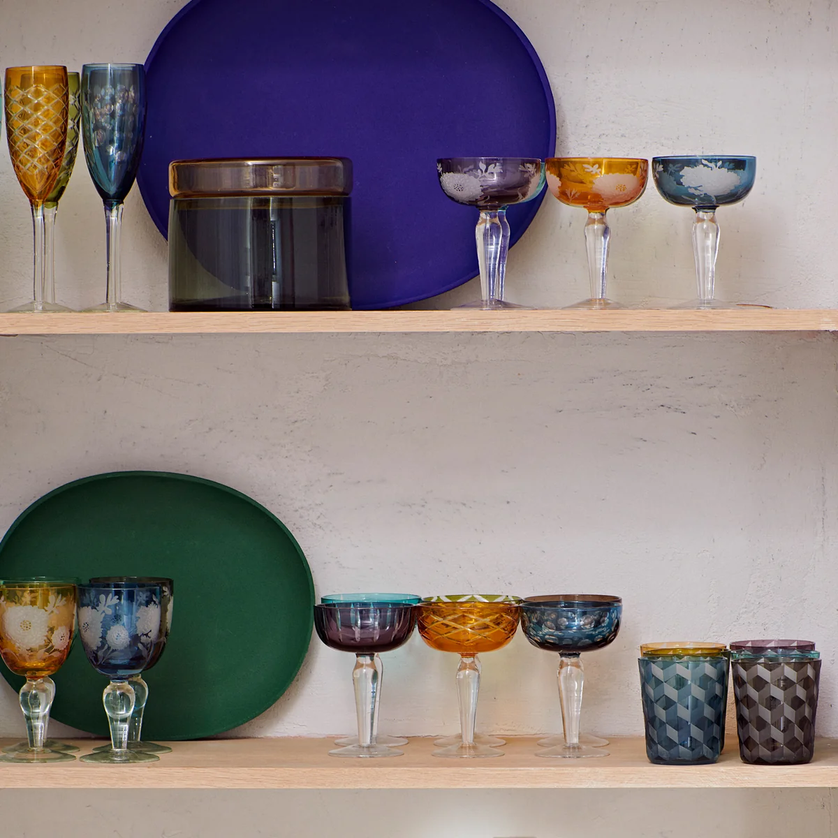 POLSPOTTEN - Blocks Glas, mehrfarbig (6er-Set)