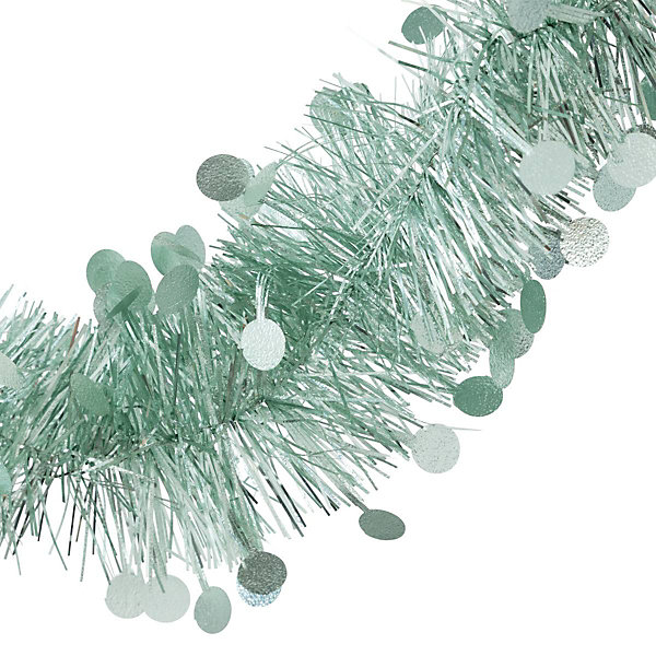 Guirlande de Noël pastille 100x4x2m vert amande - Atmosphera