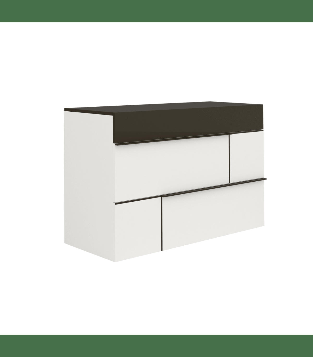 PRADO - Commode Moderne 3 tiroirs L120 cm