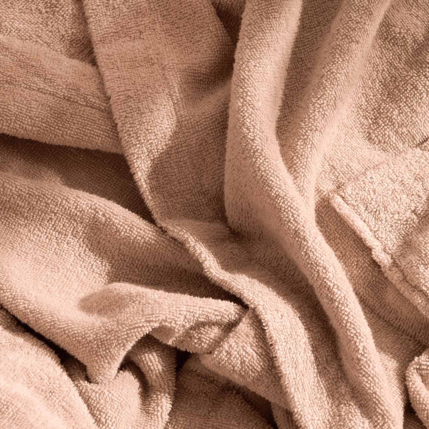 Accappatoio Liam XL con cappuccio e sacca rosa Biancoperla