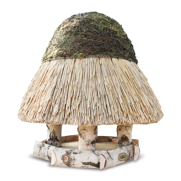 Vogelhaus »Deluxe 40«, BxHxT: 40 x 40 x 40 cm, Birkenholz