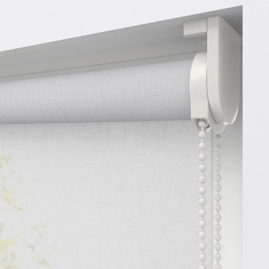 Kwantum Rolgordijnen | Fenstr Rolgordijn Emma  Transparant Wit