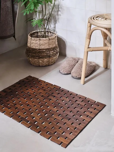 Bademåtte VALSKOG 40x60 brun