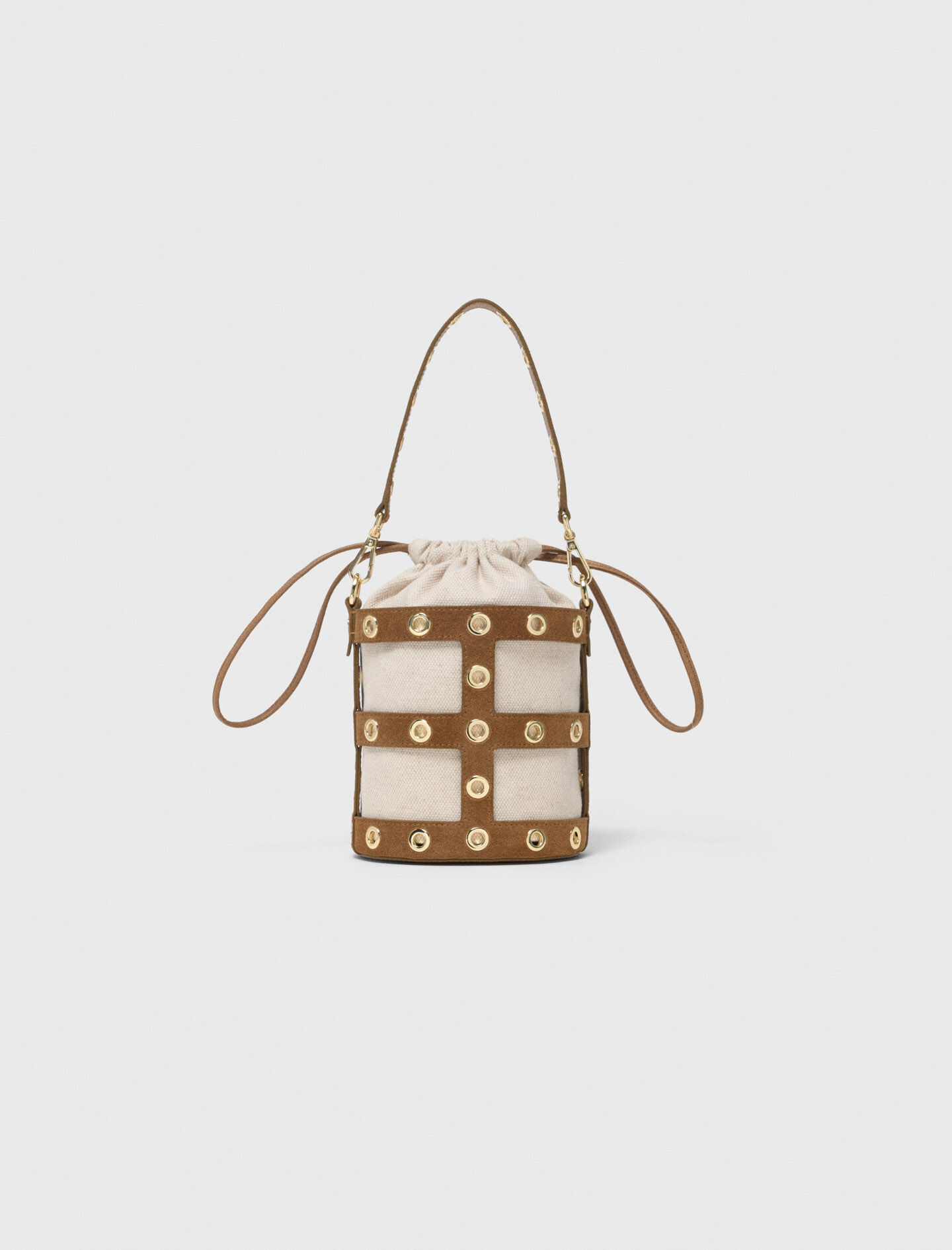 Sac seau Miss m en suède