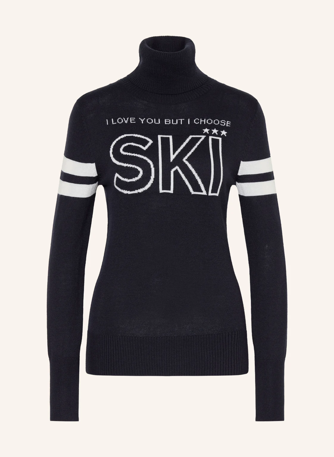 WE NORWEGIANS Rollkragenpullover BIBI mit Merinowolle