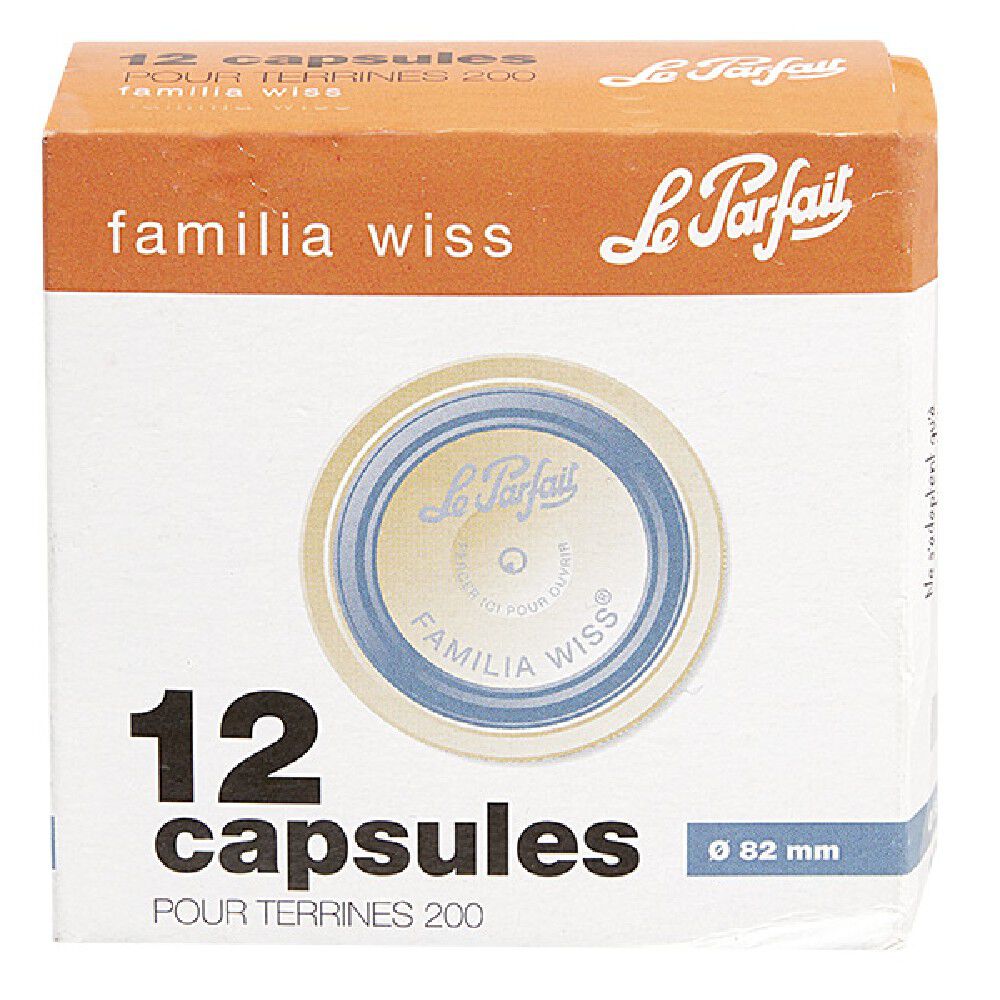 Capsule Le Parfait pour terrines diamètre 82mm par 12