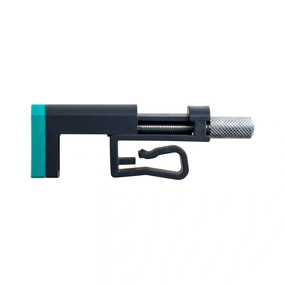 Kantenspanner, Kunststoff, schwarz, tuerkis