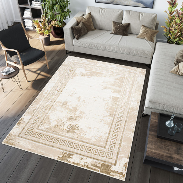 Dywan Chemex Ares Nowoczesny NI42A GYV Brązowy 120x170