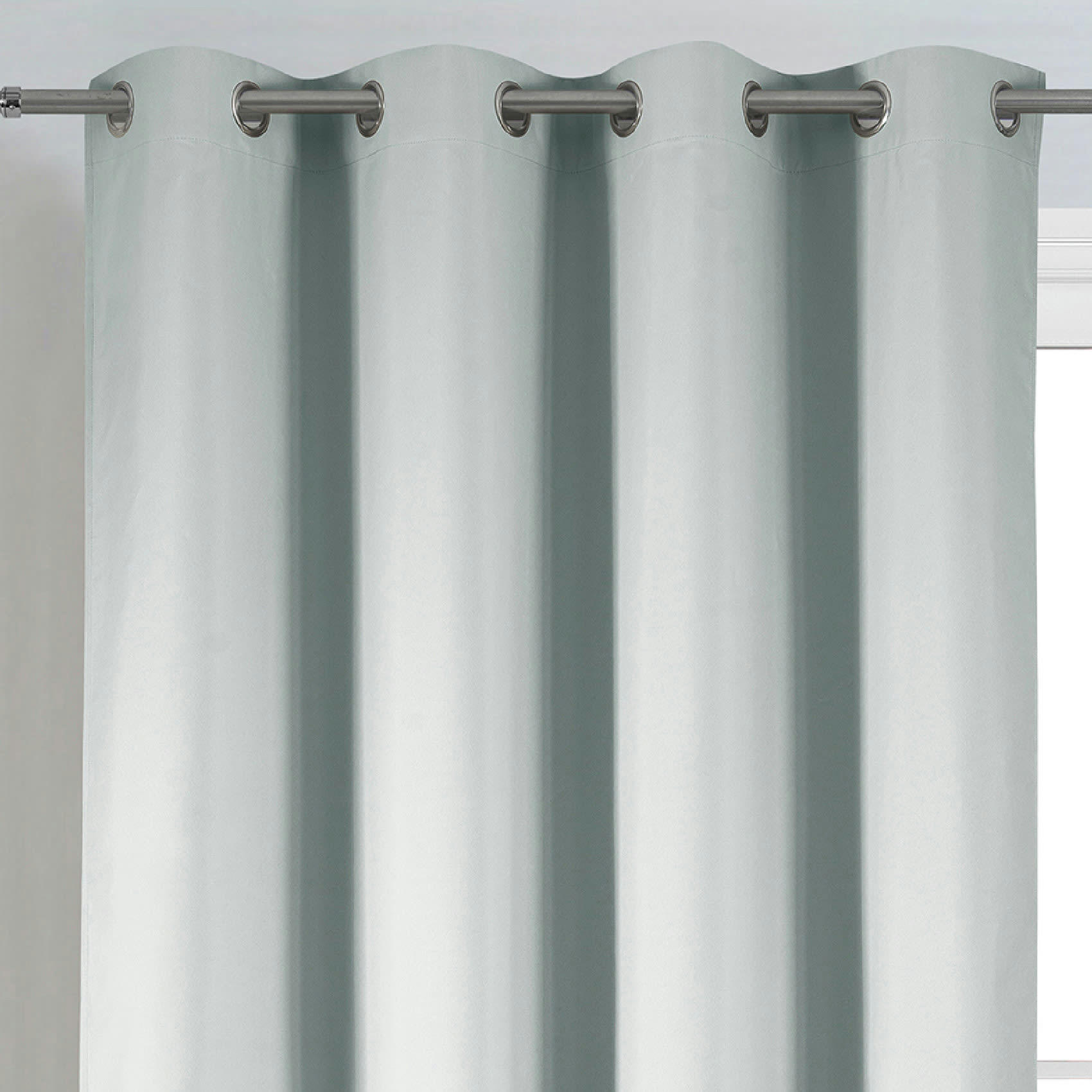 - Rideau déco uni occultant et thermique