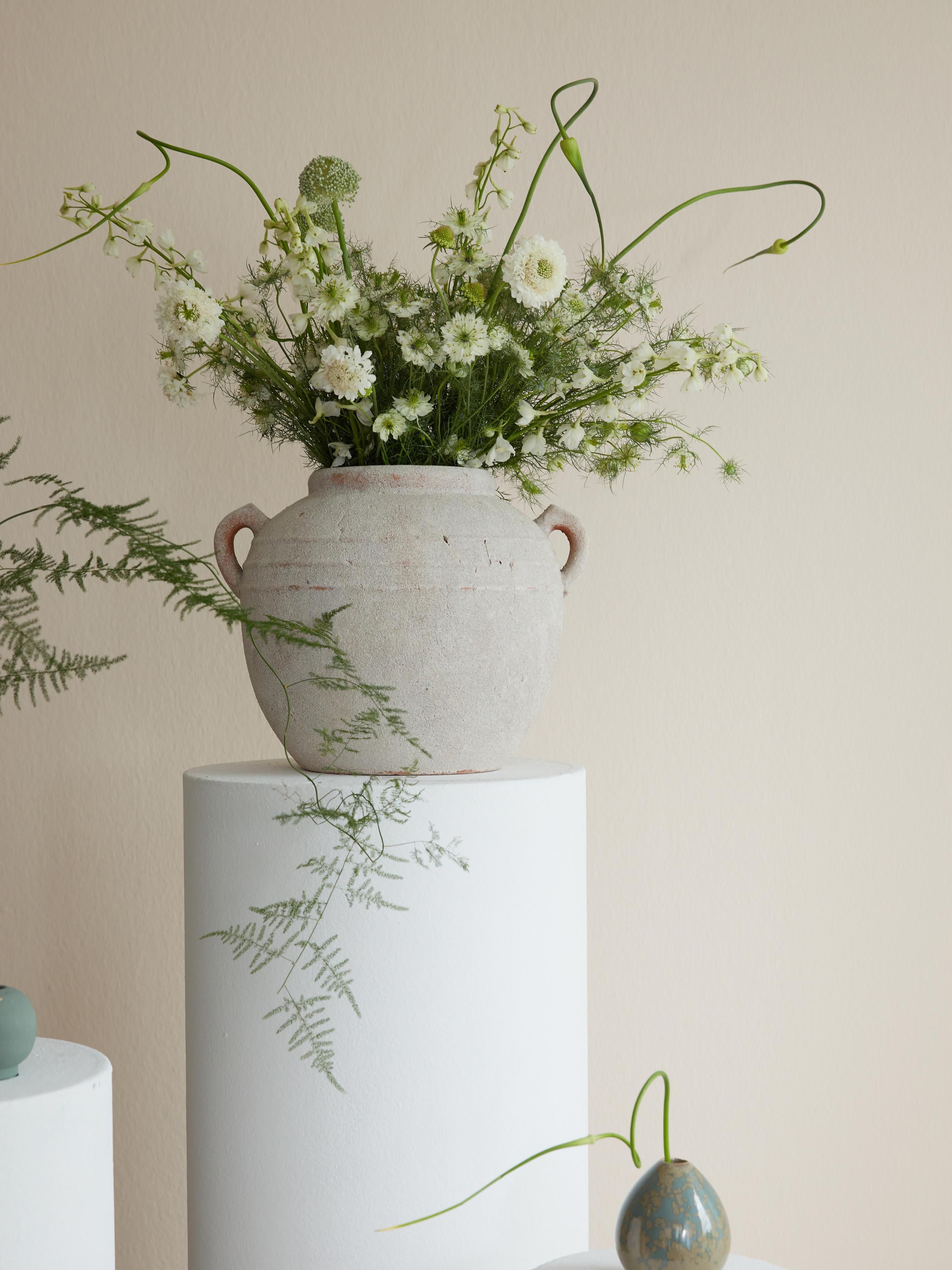 Vase Leana mit Sand-Finish, H 31 cm