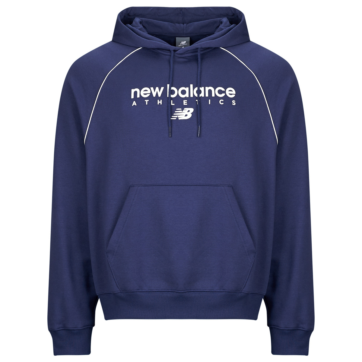 New Balance - LINEAR GRAPHIC FLEECE HOODIE - Marine