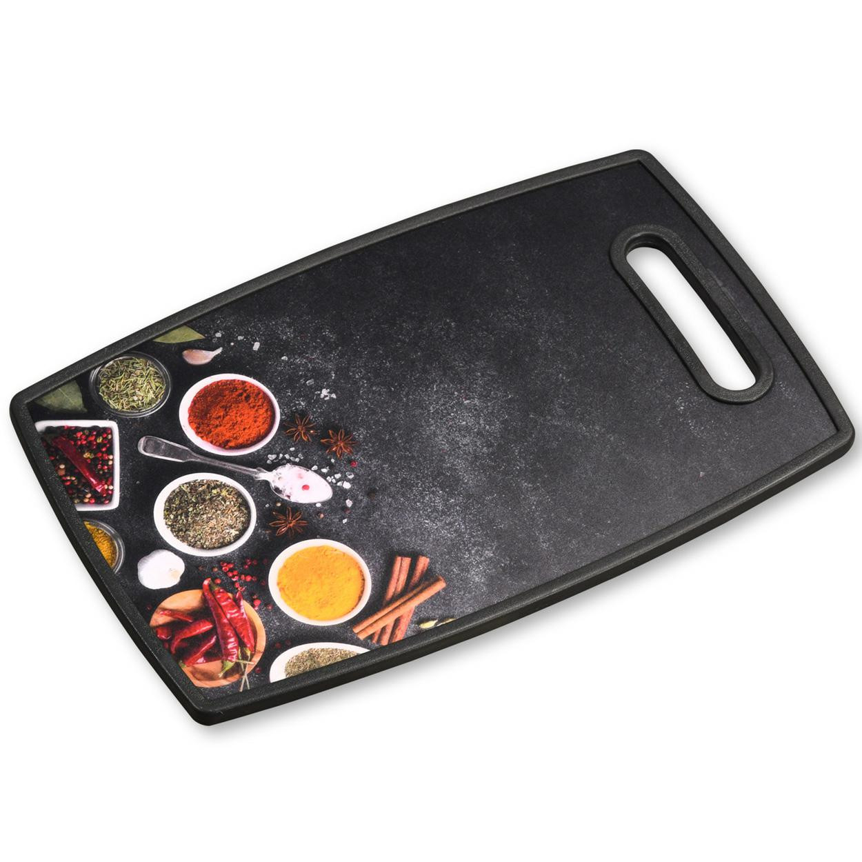 Deska kuchenna antybakteryjna Spices 37x23x1,1 cm Nowoczesna
