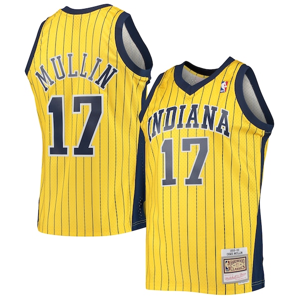 Chris Mullin Indiana Pacers 1999/00 Hardwood Classics Swingman Jersey - Gold