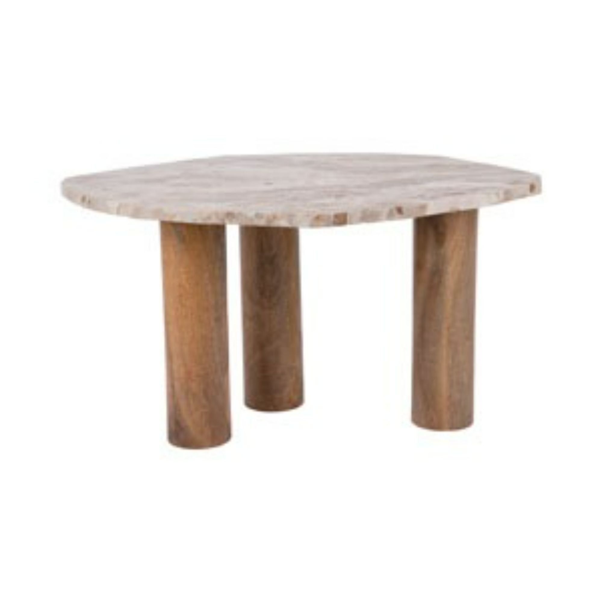 Leitmotiv bijzettafel Organic - bruin - 75x50x40cm