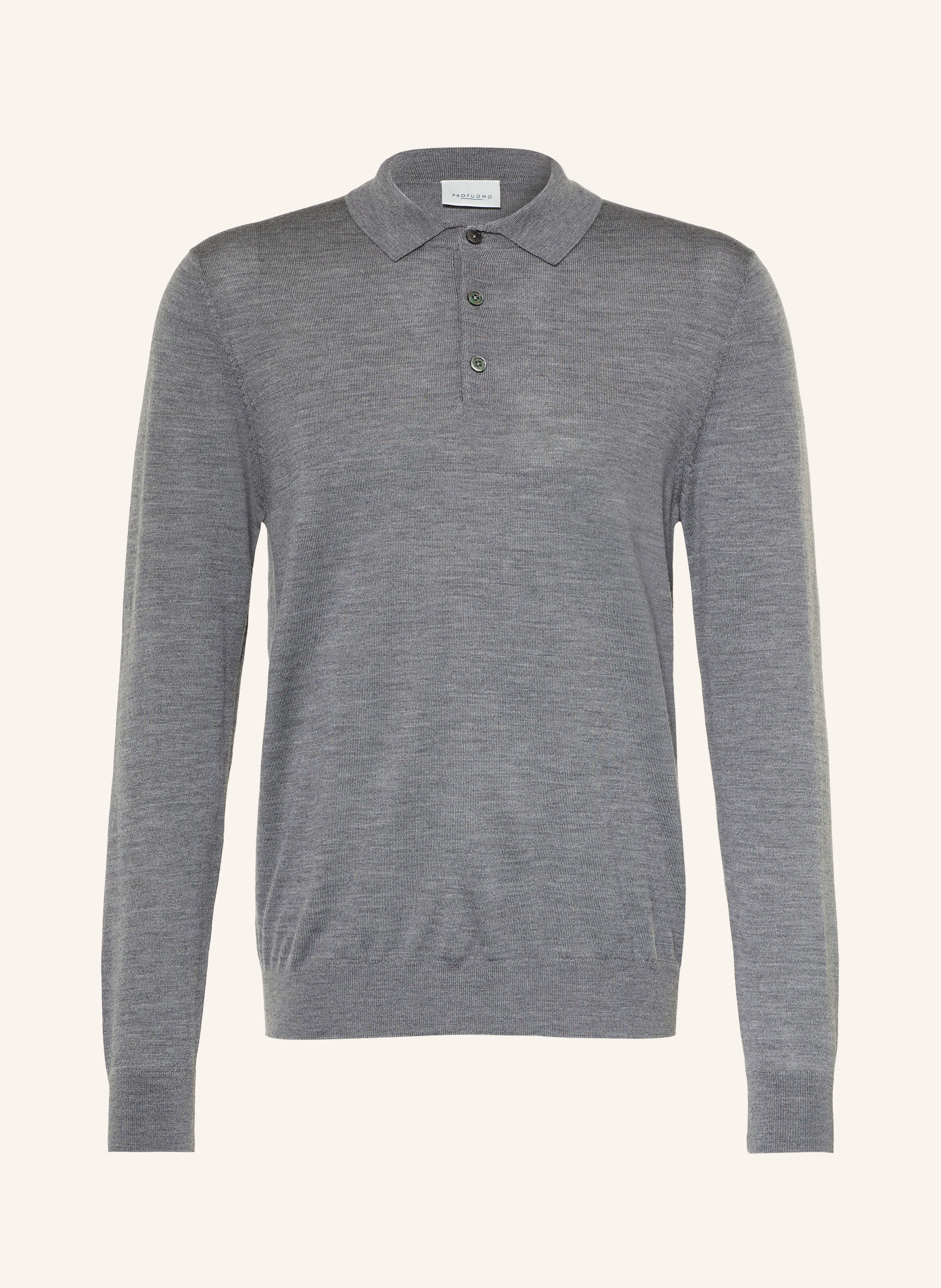 PROFUOMO Strick-Poloshirt