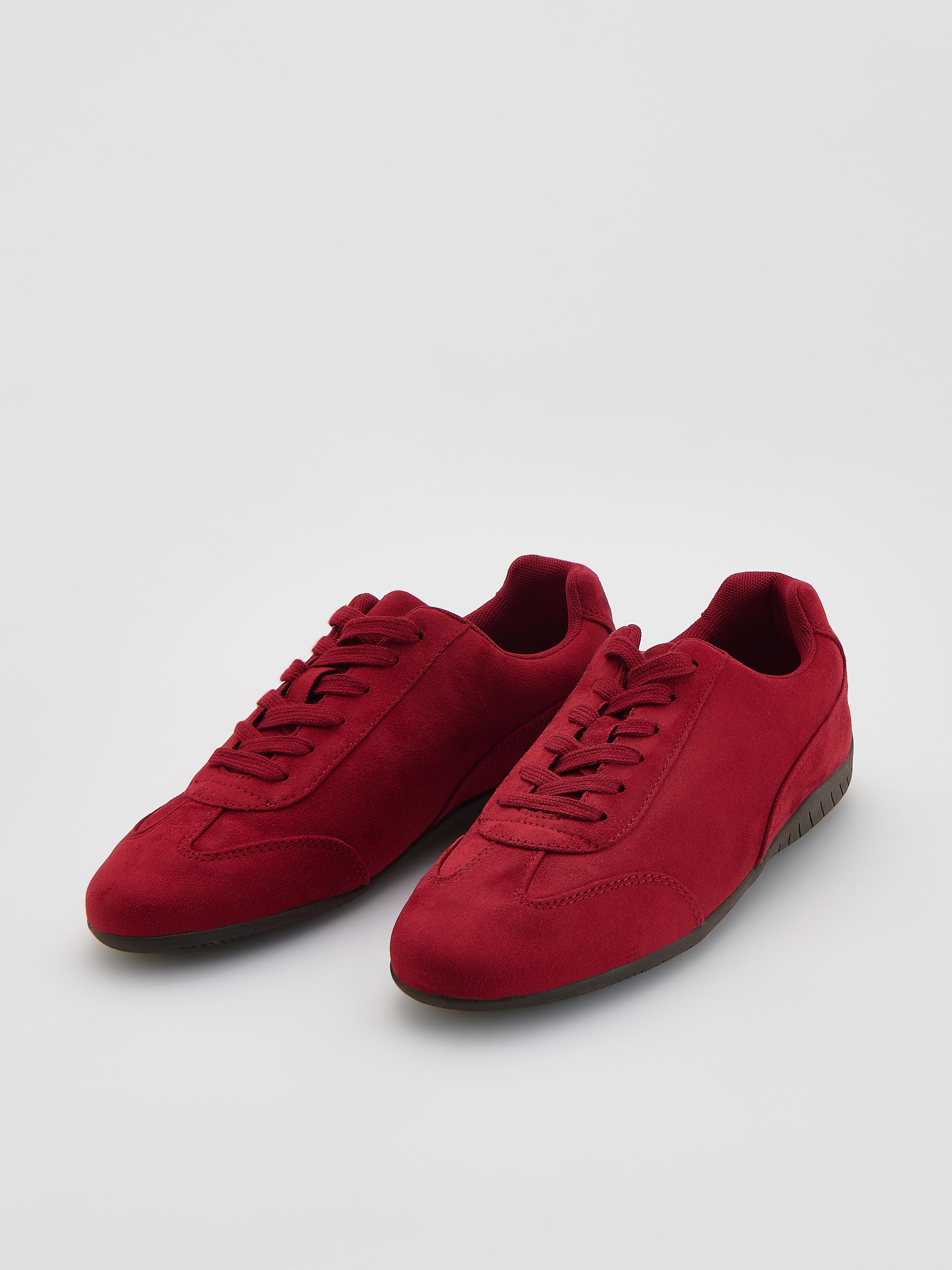 Sneakersy z imitacji zamszu