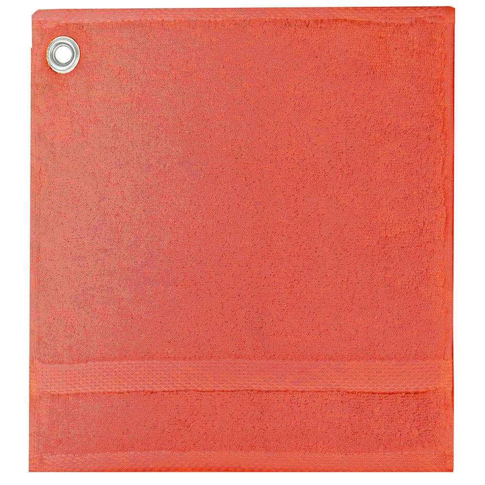 - Carre avec oeillet  pur coton rose 30x30