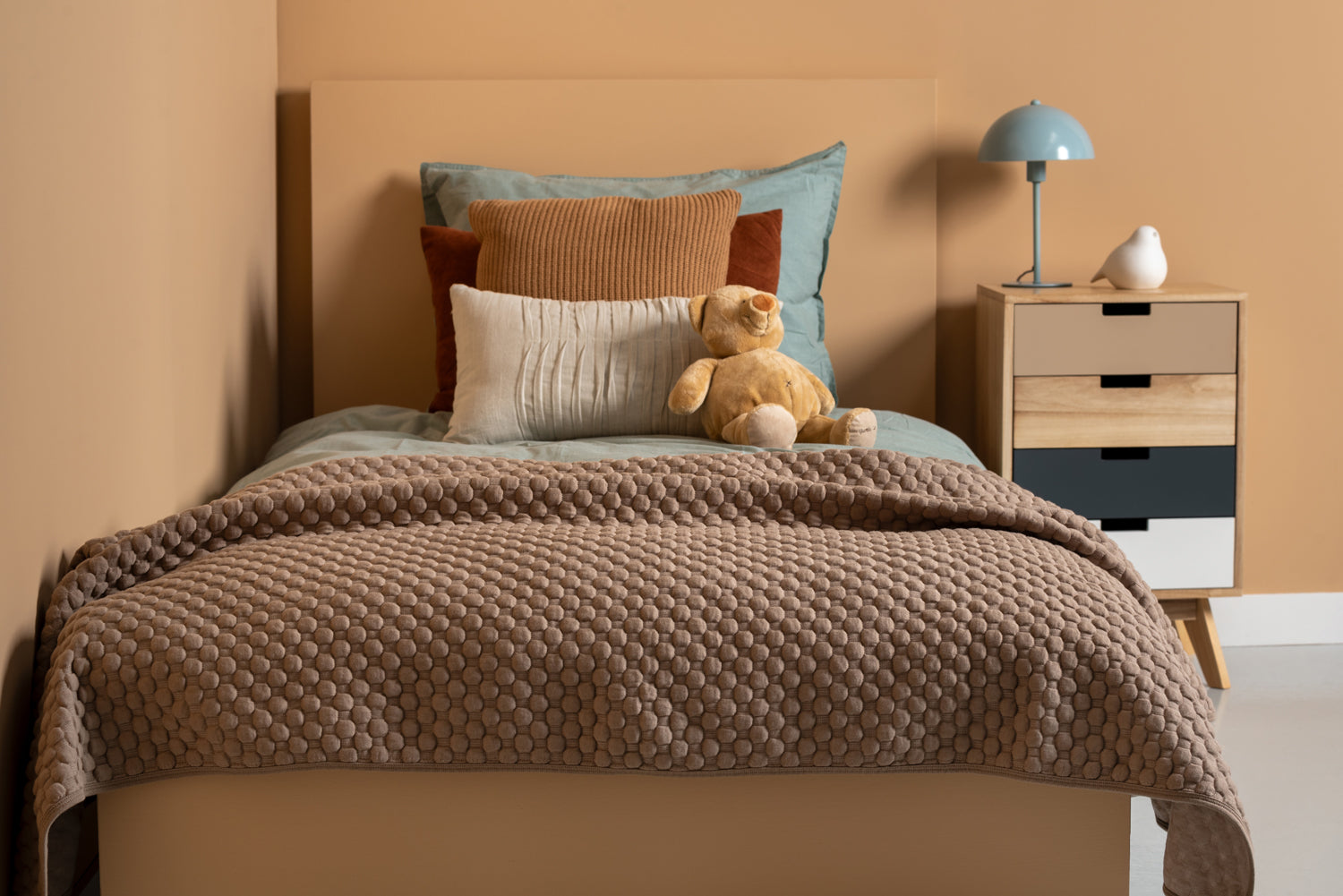 present time - Throw Bubbles Quilted