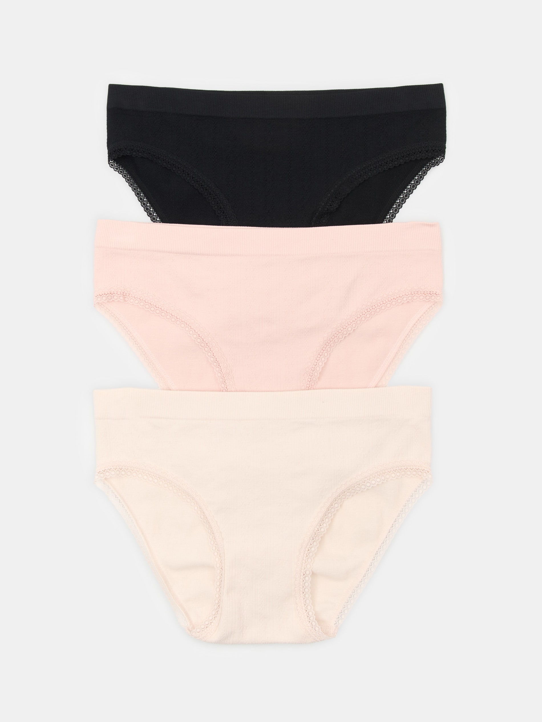 Prążkowane figi 3 pack