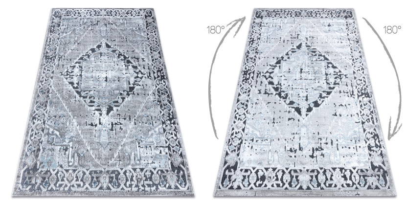 Dywan Strukturalny SIERRA G6038 Płasko tkany, dwa poziomy runa 120x170 cm